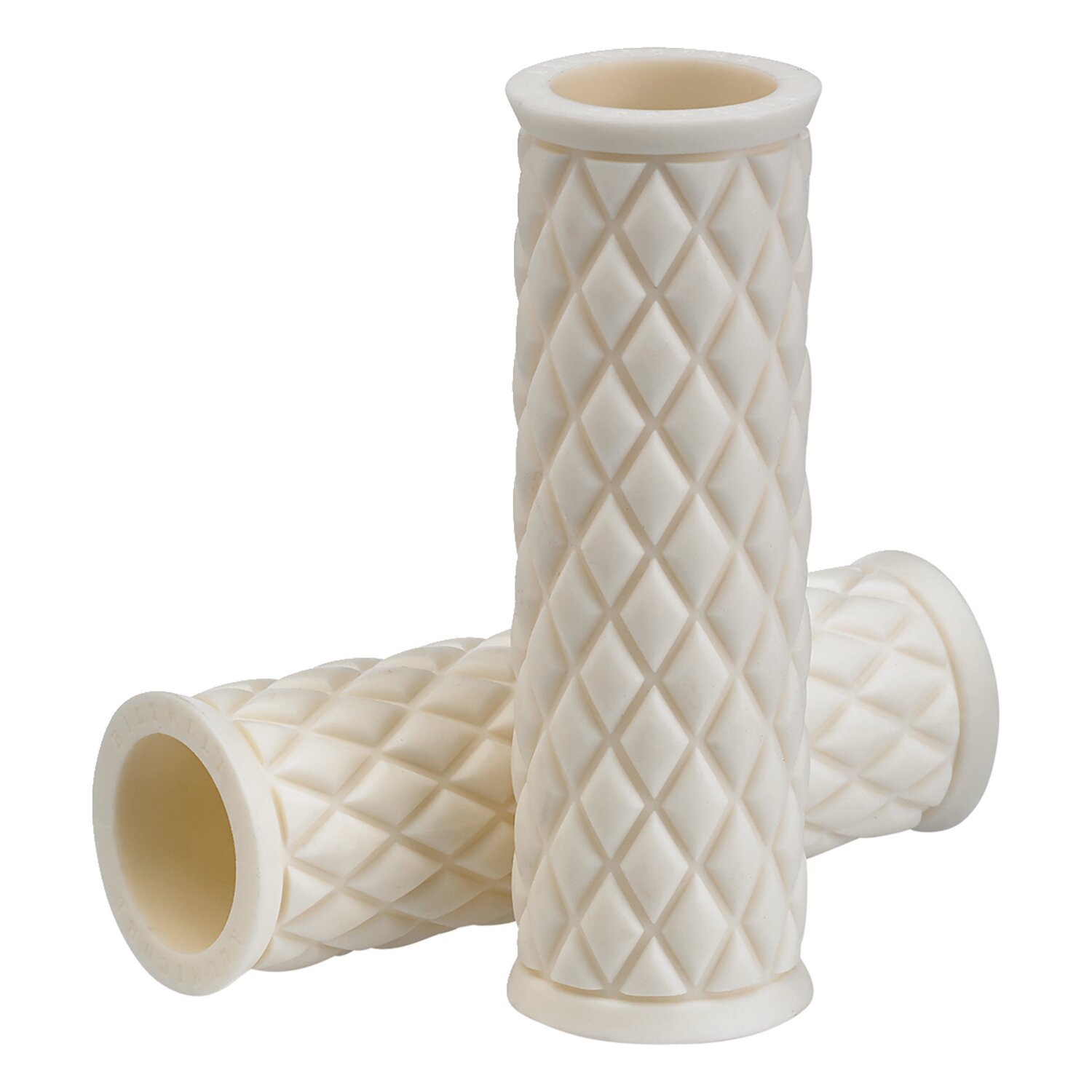 Biltwell Alumicore manicotti ricambio bianchi diamond pattern
